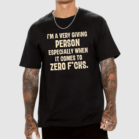 Zero Fcks Geek T-Shirt