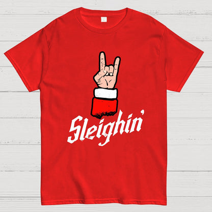 Sleighin' Christmas Geek T-Shirt