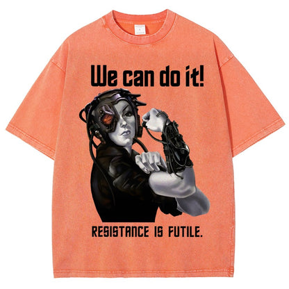 We Can Do It Opposing Is Hopeless Vintage Distressed T-shirt