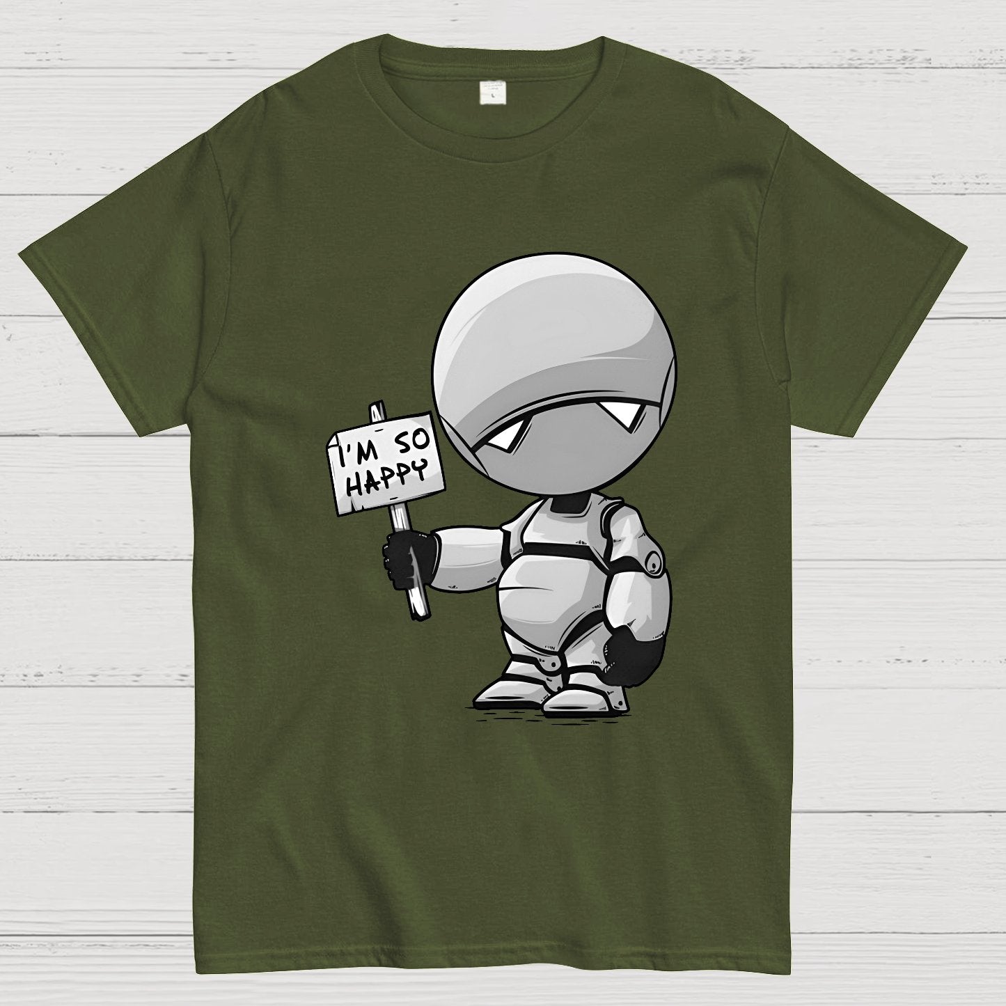I'm So Happy Geek T-Shirt