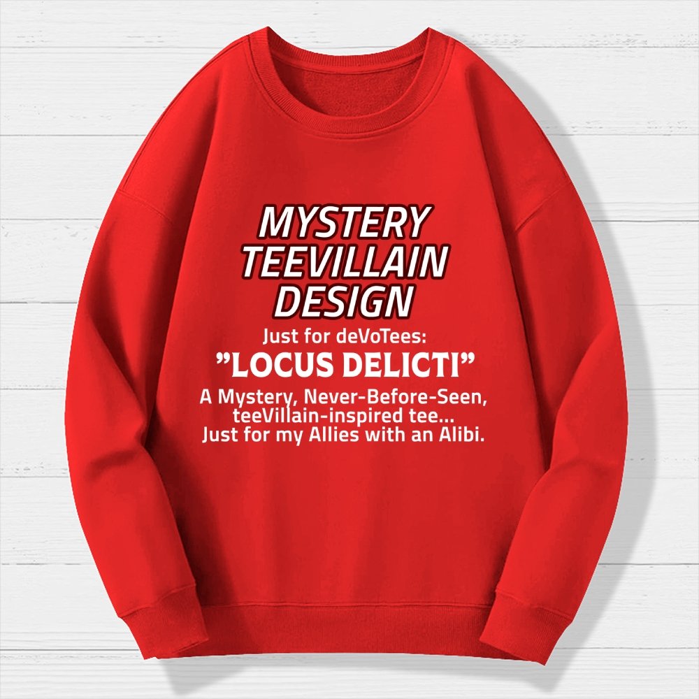 Locus Delicti Geek Cotton Sweatshirt