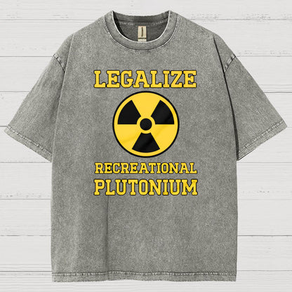 Legalize Recreational Plutonium Vintage Distressed T-shirt