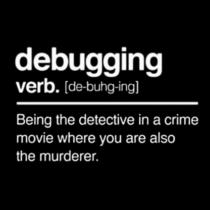 Debugging Verb-Computer Coder Nerd Vintage Distressed Washed Tank