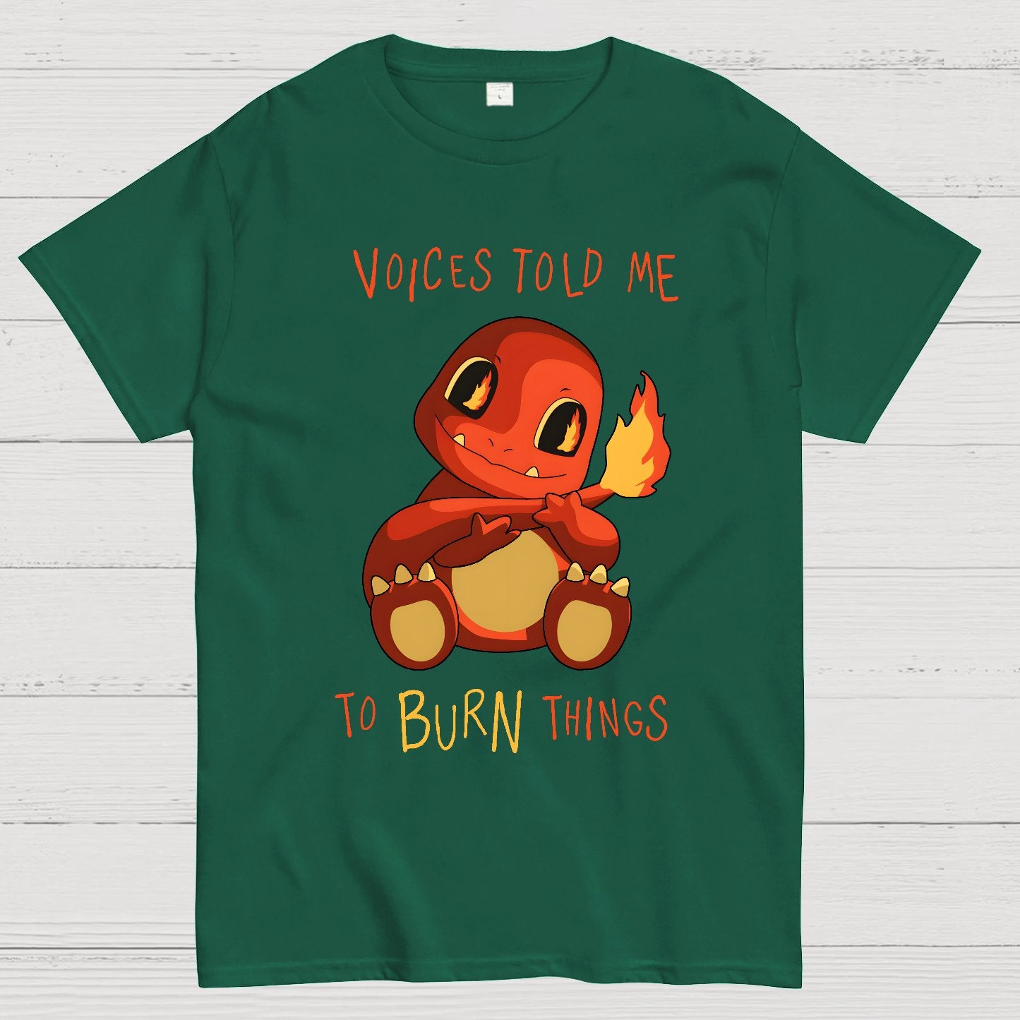 Game Voices Told me to Burn Things Geek T-Shirt