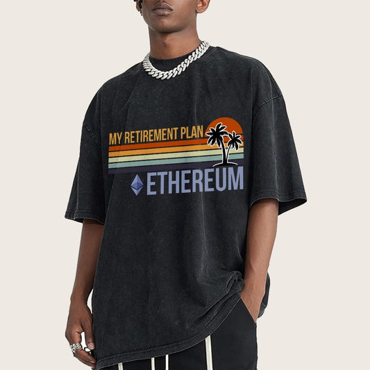 ETH Retirement Plan Vintage Distressed T-shirt