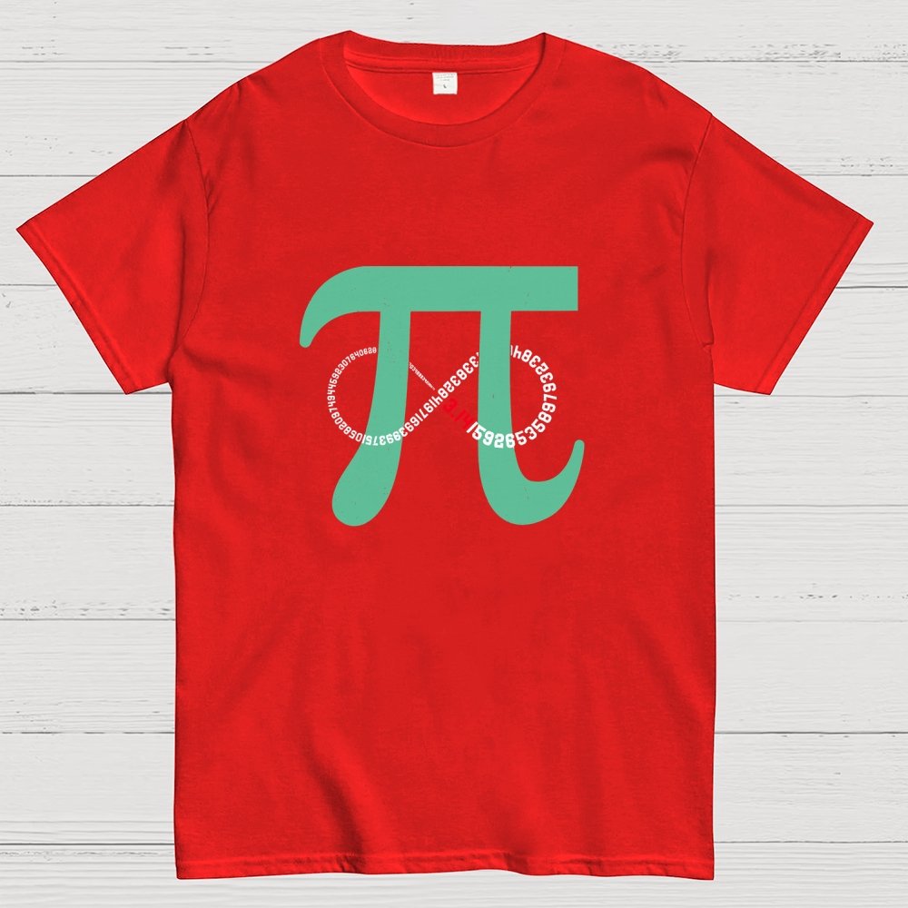 Pi Day Infinity Symbol Geek T-Shirt