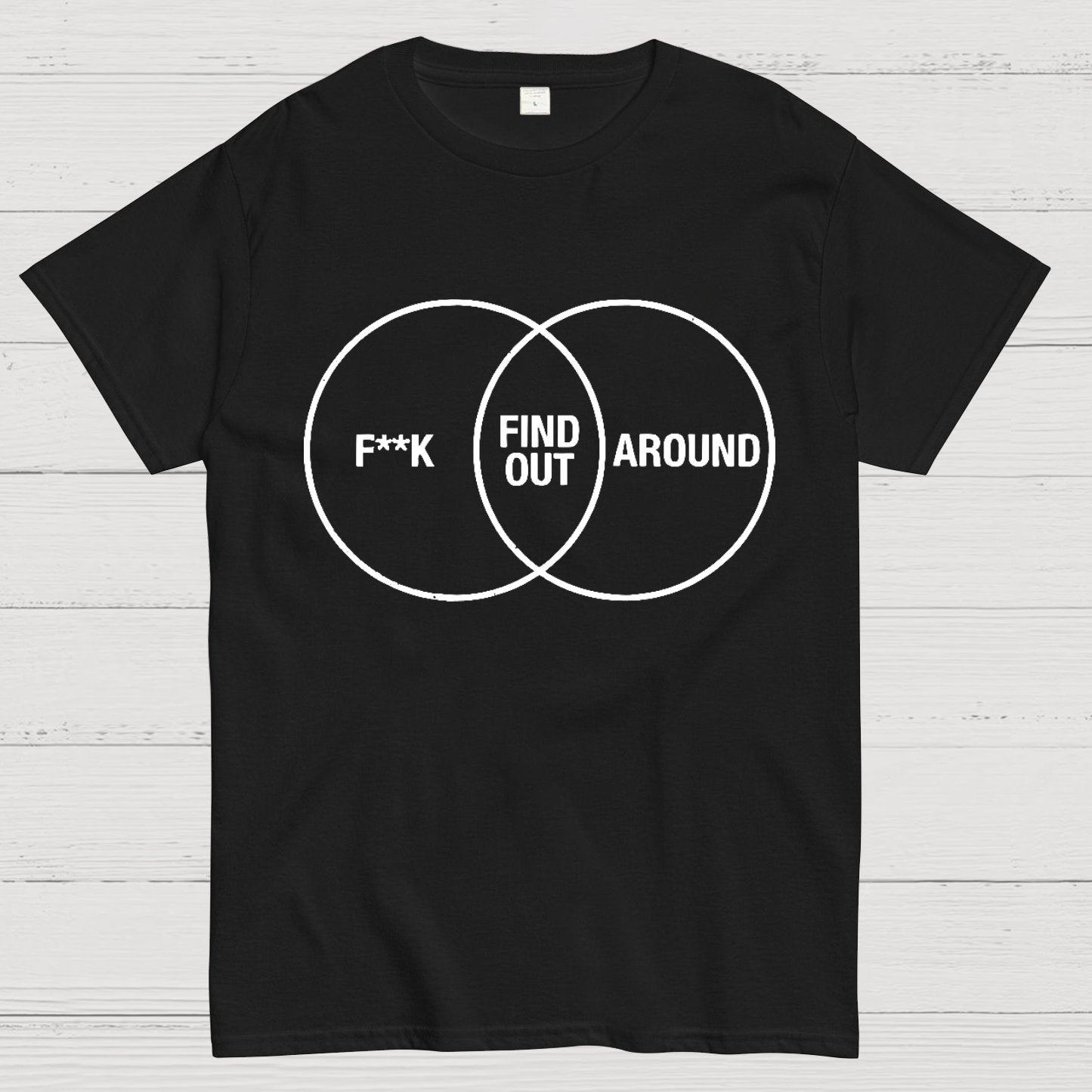 F Around and Find Out Venn Diagram Geeky T-Shirt