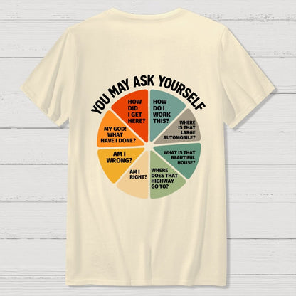 You May Ask Yourself  Back Printing Geek T-Shirt