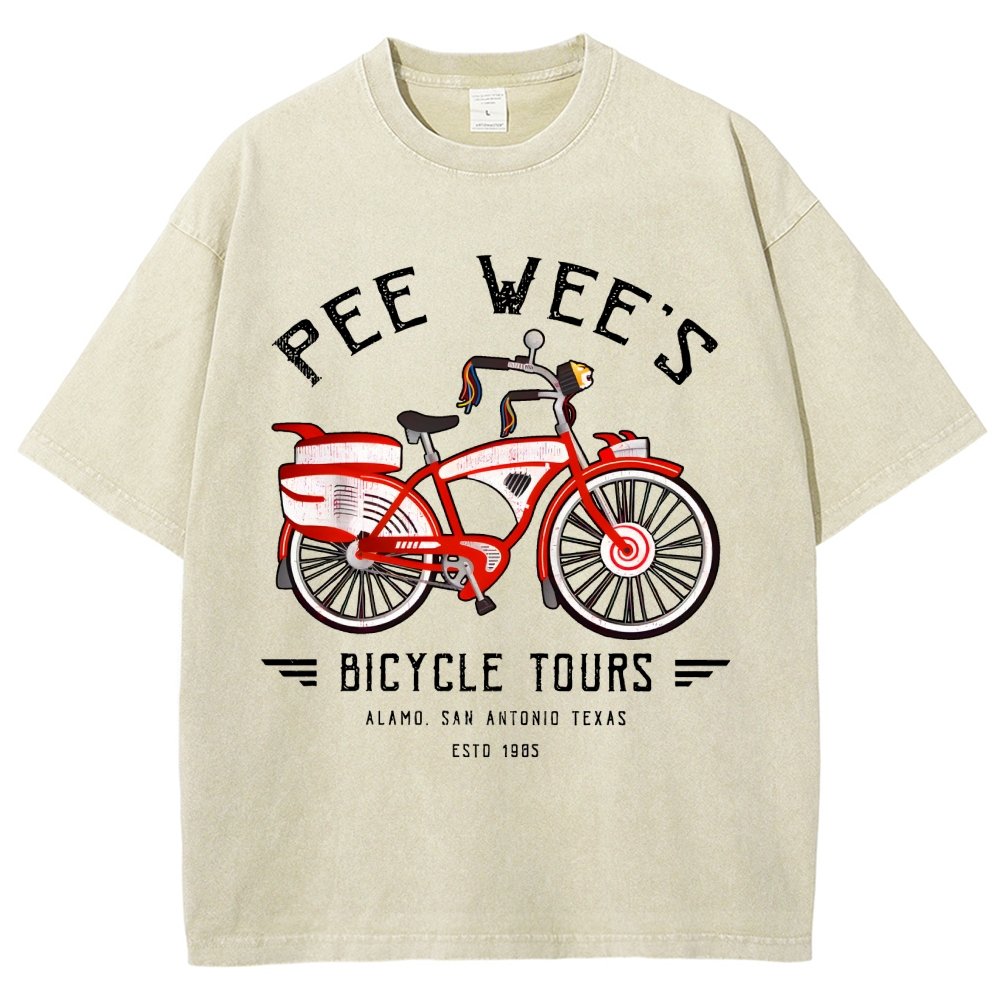 Buddy's Bicycle Tours Vintage Distressed T-shirt