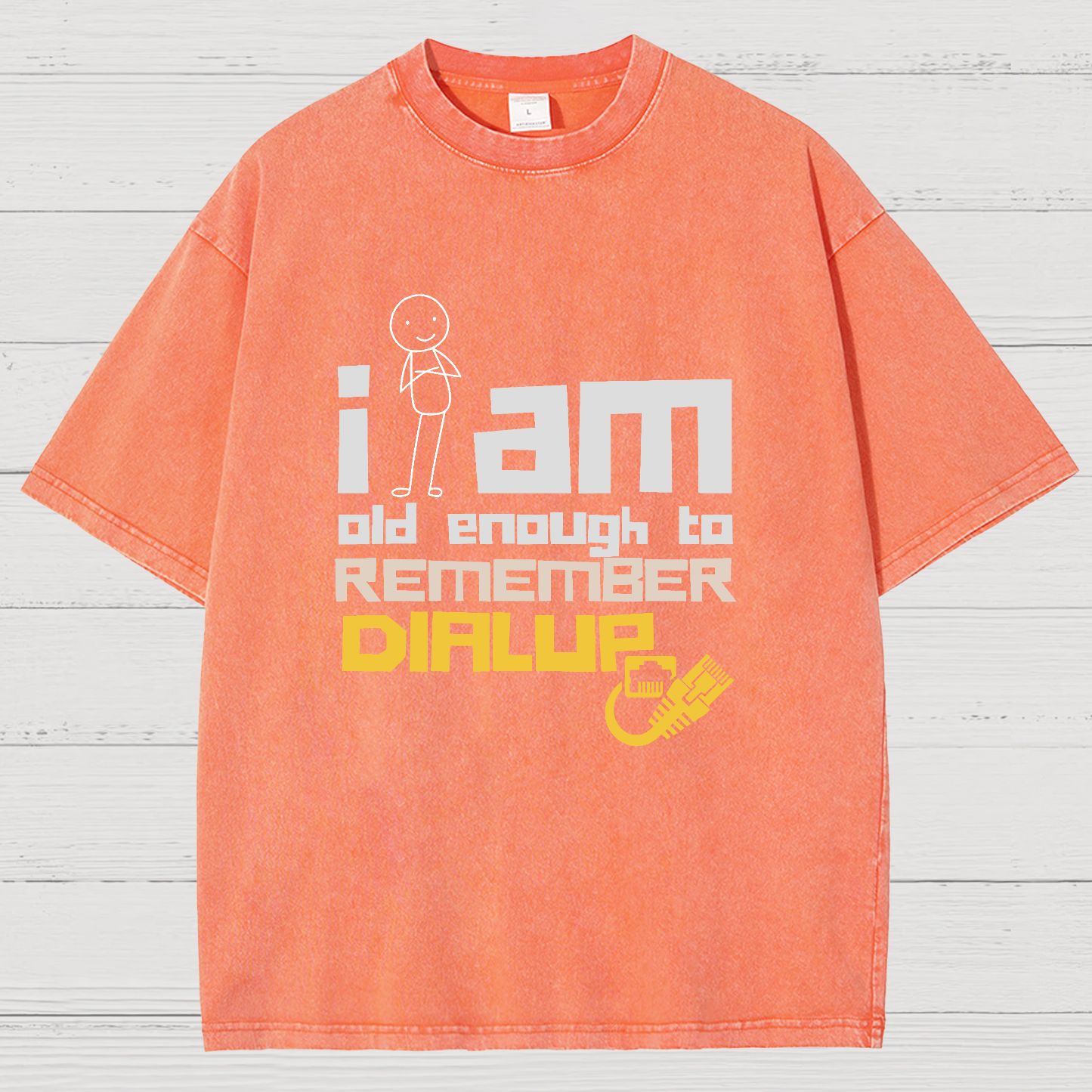 Dialup Internet Vintage Distressed T-shirt