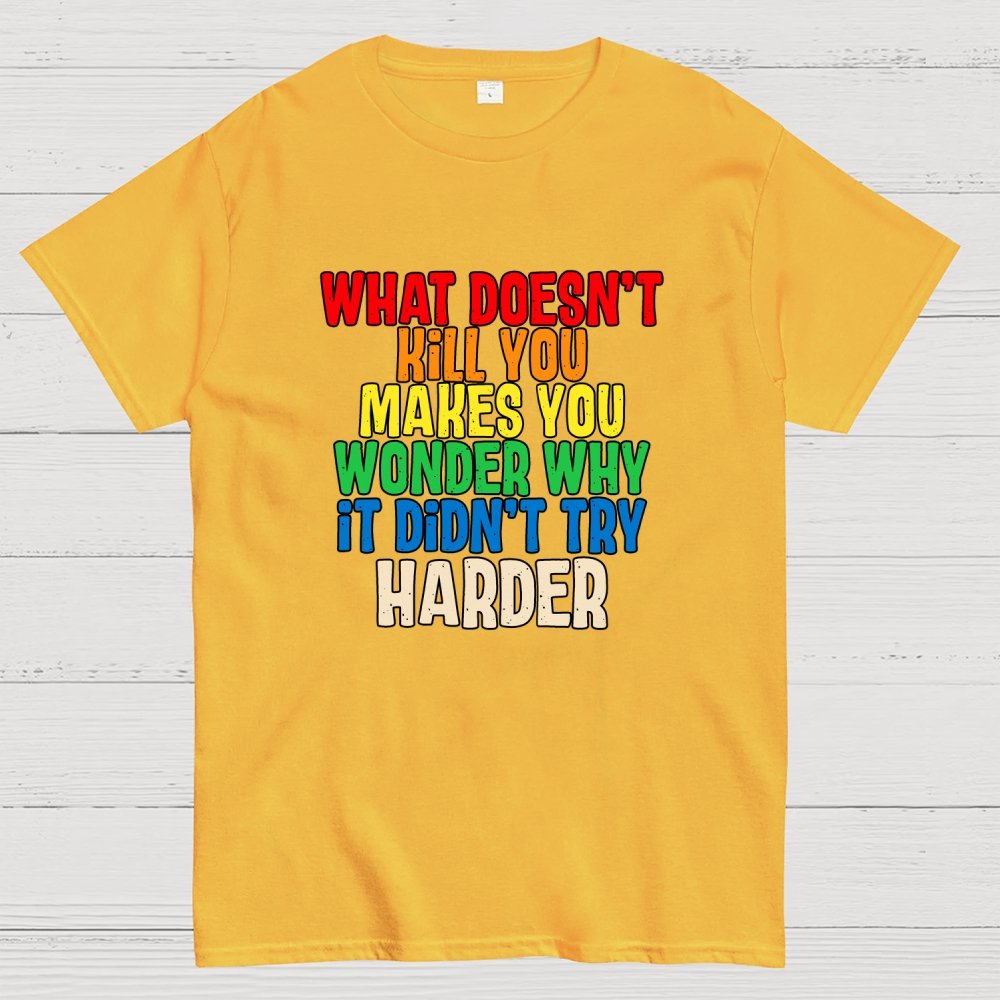 Try Harder Geek T-Shirt