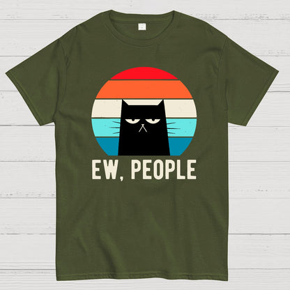 Ew People Funny Cat Geek T-Shirt