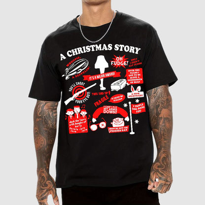 Christmas Story Quotes Geek T-Shirt