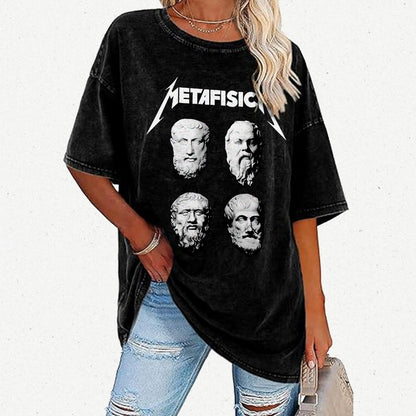Metafisica Vintage Distressed T-shirt