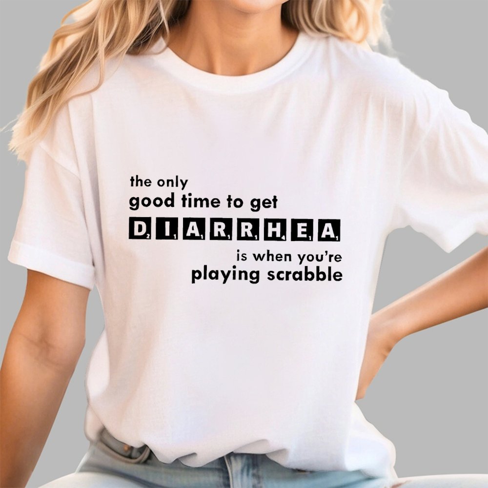 Scrabble Diarrhea Geek T-Shirt