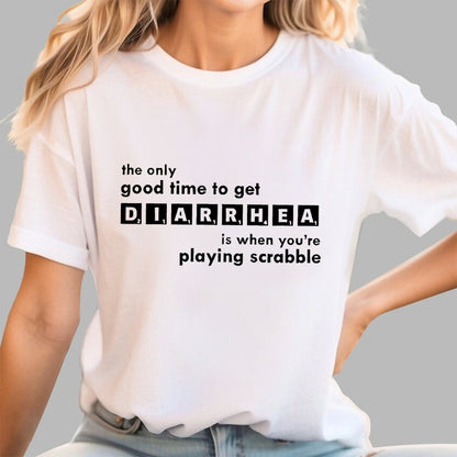 Scrabble Diarrhea Geek T-Shirt