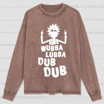 Zibba Zubba Zub Zub Washed Long Sleeve Tee