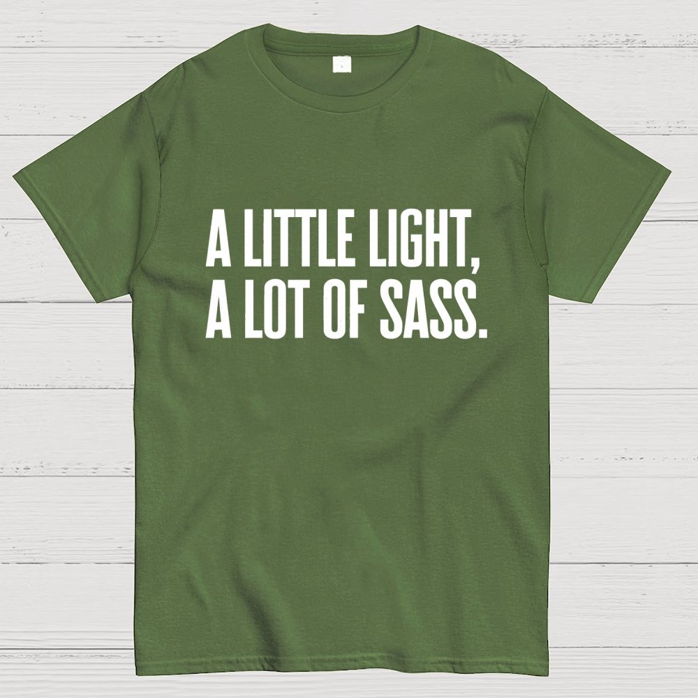 A Little Light, A Lot Of Sass. Geek T-Shirt