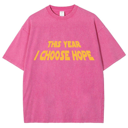 I Choose Hope  Vintage Distressed T-shirt