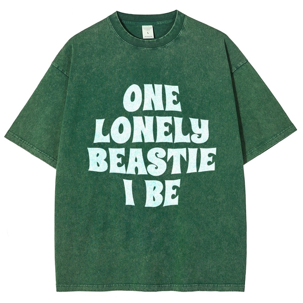 One Lonely Beastie I Be Vintage Distressed T-shirt