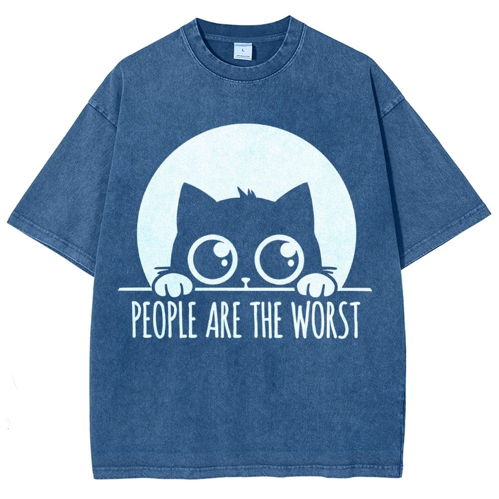 People Are The Worst Vintage Distressed T-shirt