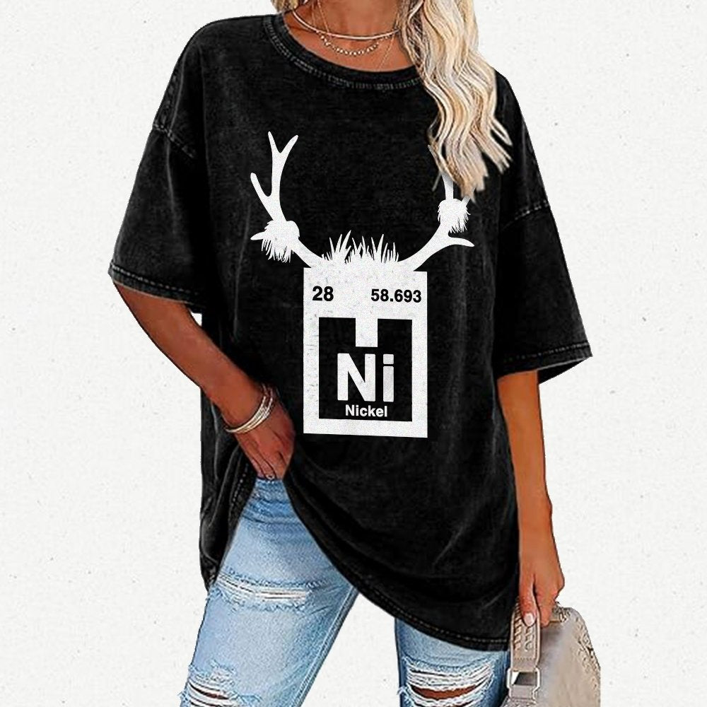 Ni Element Vintage Distressed T-shirt