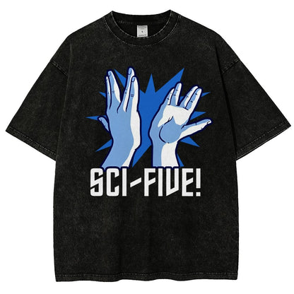Sci-Five Vintage Distressed T-shirt