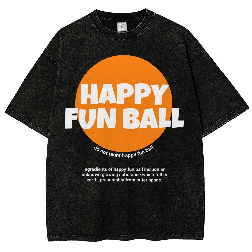 Happy Fun Ball Vintage Distressed T-shirt