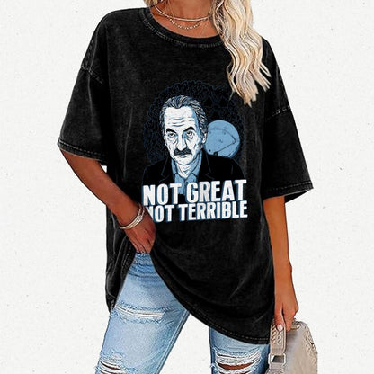 Not Great Not Terrible Vintage Distressed T-shirt