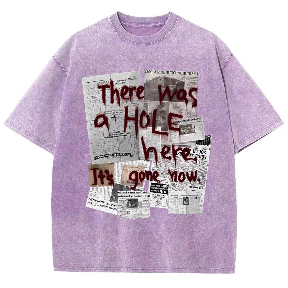 There Was a Hole Vintage Distressed T-shirt