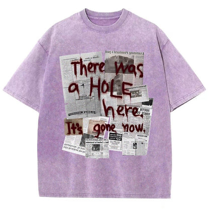 There Was a Hole Vintage Distressed T-shirt