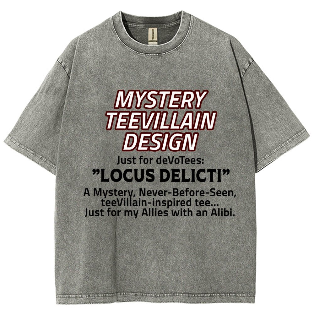 Locus Delicti Vintage Distressed T-shirt