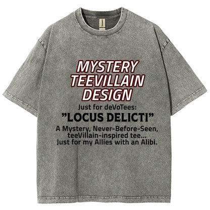 Locus Delicti Vintage Distressed T-shirt