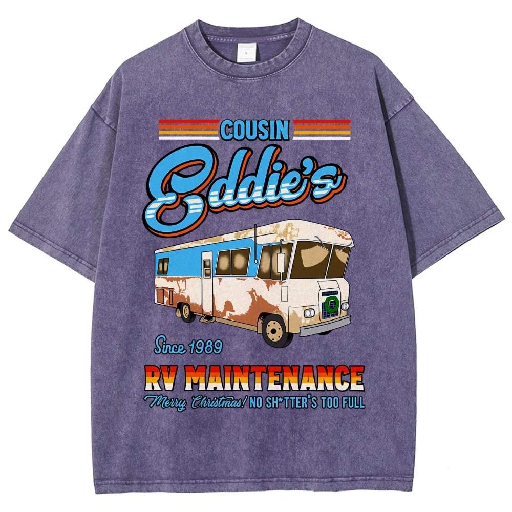 Holiday RV maintenance Christmas Humor Vintage Distressed T-shirt