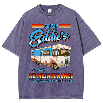 Holiday RV maintenance Christmas Humor Vintage Distressed T-shirt