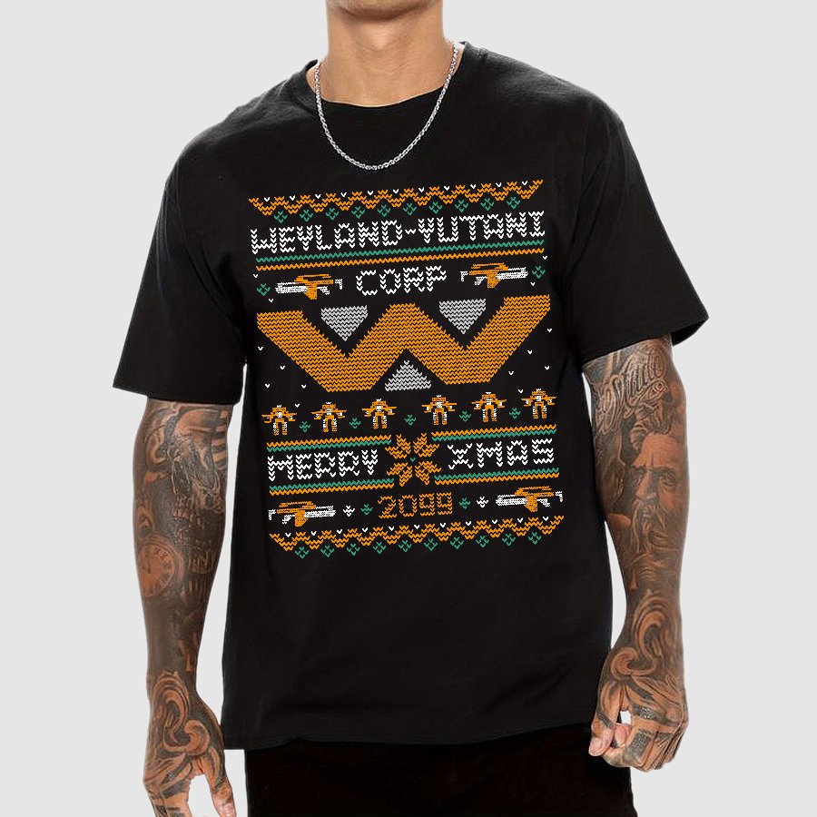 Happy Alien Xmas Geek T-Shirt