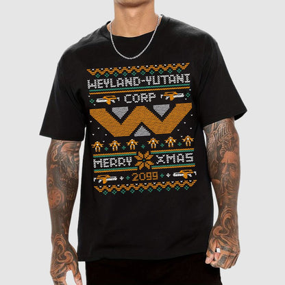 Happy Alien Xmas Geek T-Shirt