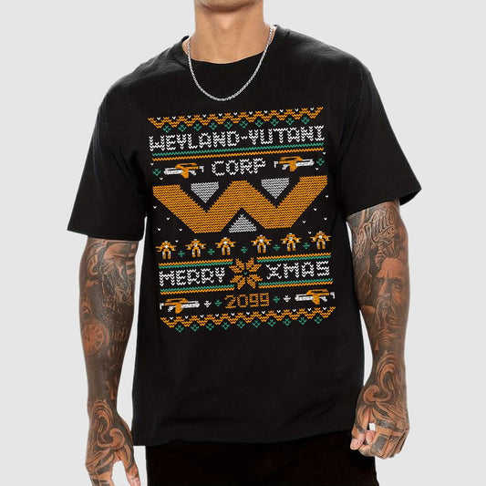 Happy Alien Xmas Geek T-Shirt