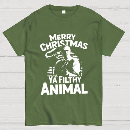 Merry Christmas Ya Filthy Animal Geek T-Shirt
