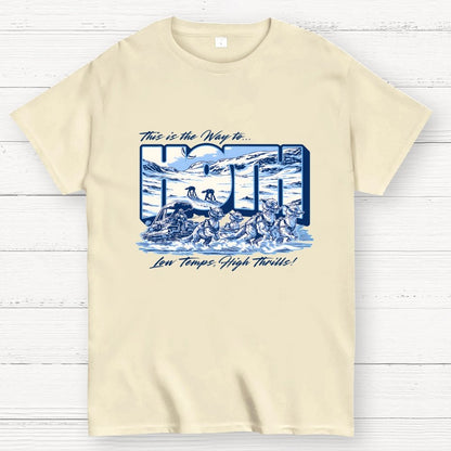 Low Temps, High Thrills Geek T-Shirt
