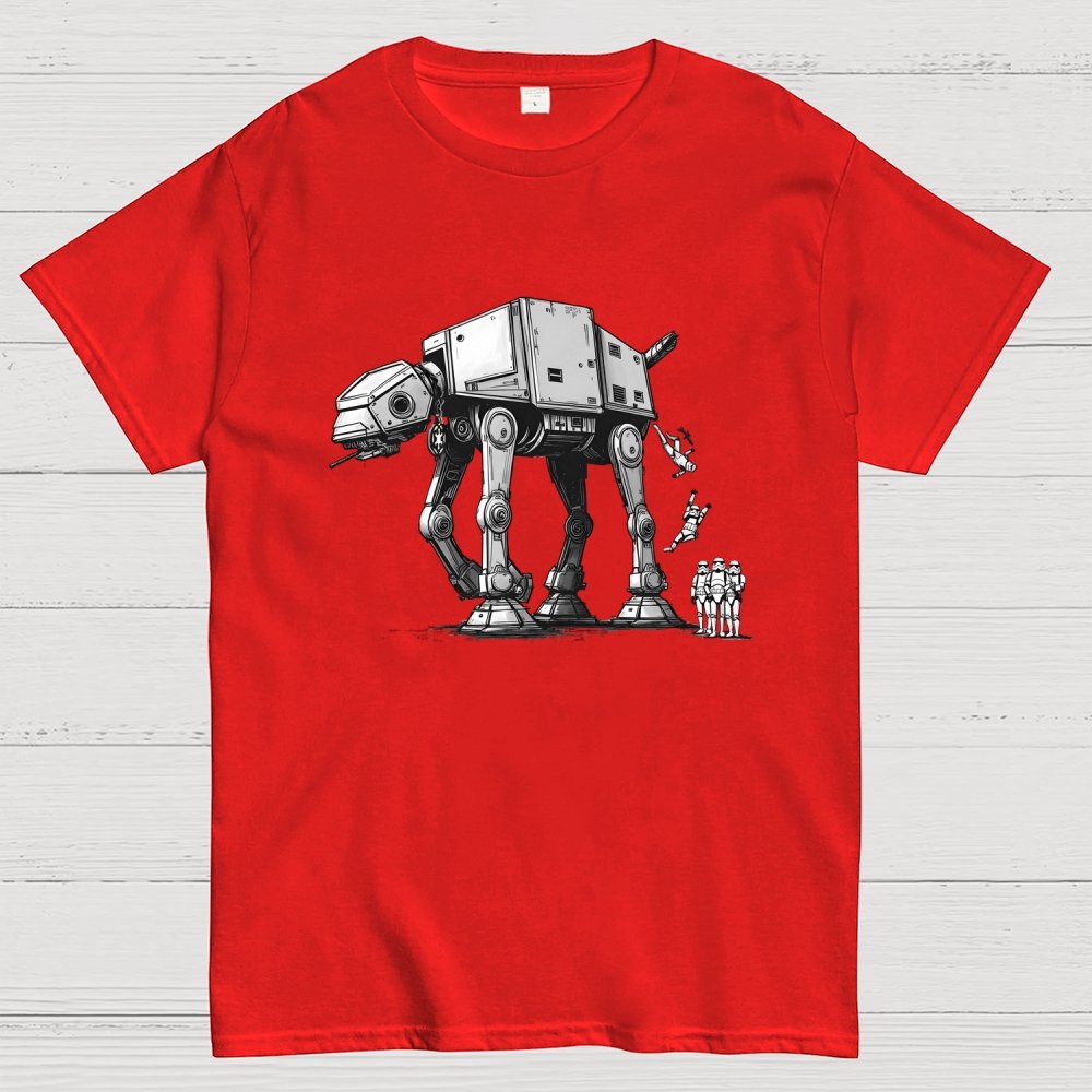 Imperial Robot Dog Poop Geek T-Shirt
