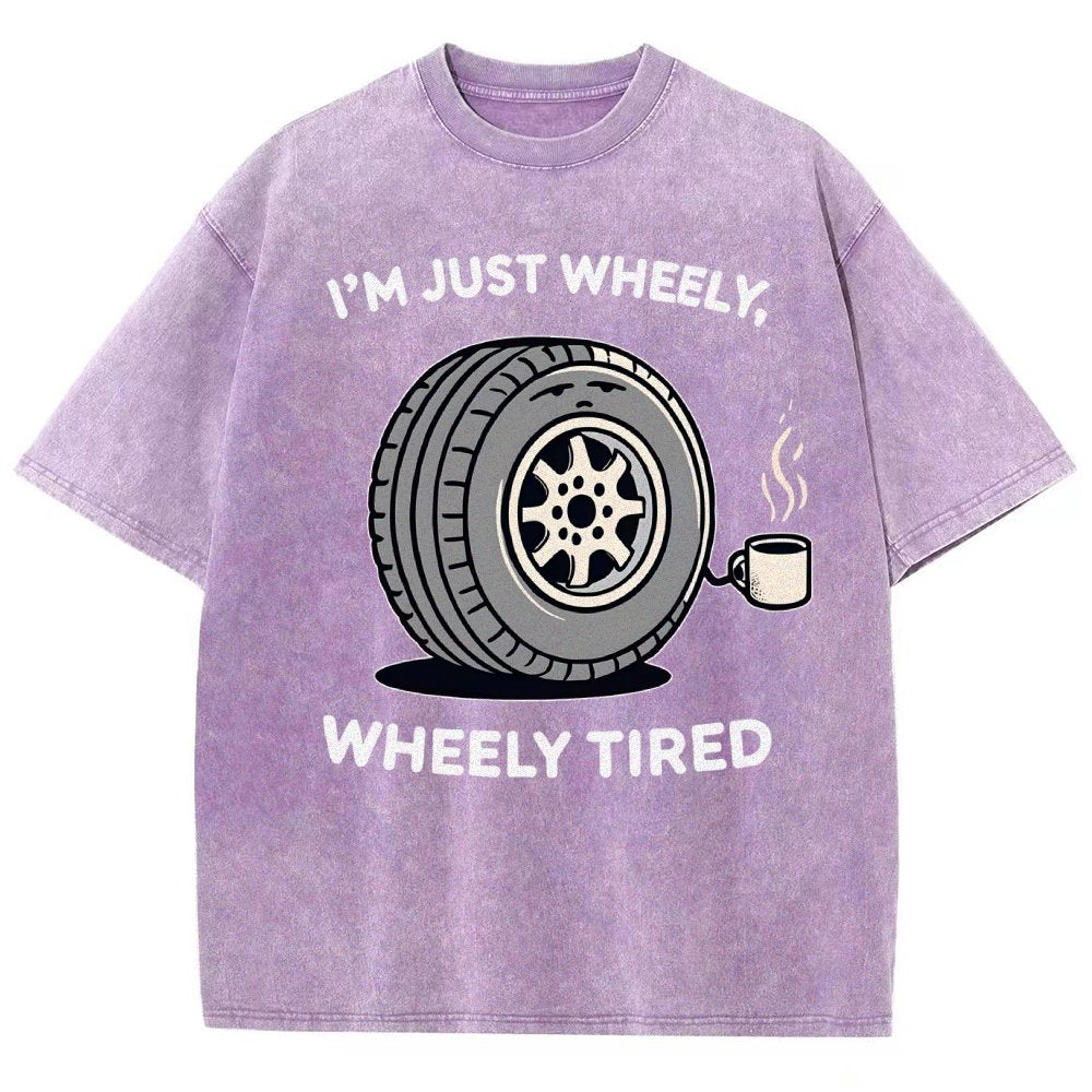 Wheely, Wheely Tired Vintage Distressed T-shirt