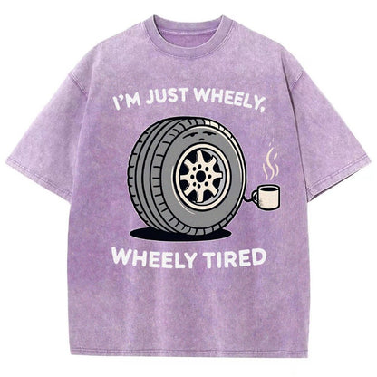 Wheely, Wheely Tired Vintage Distressed T-shirt