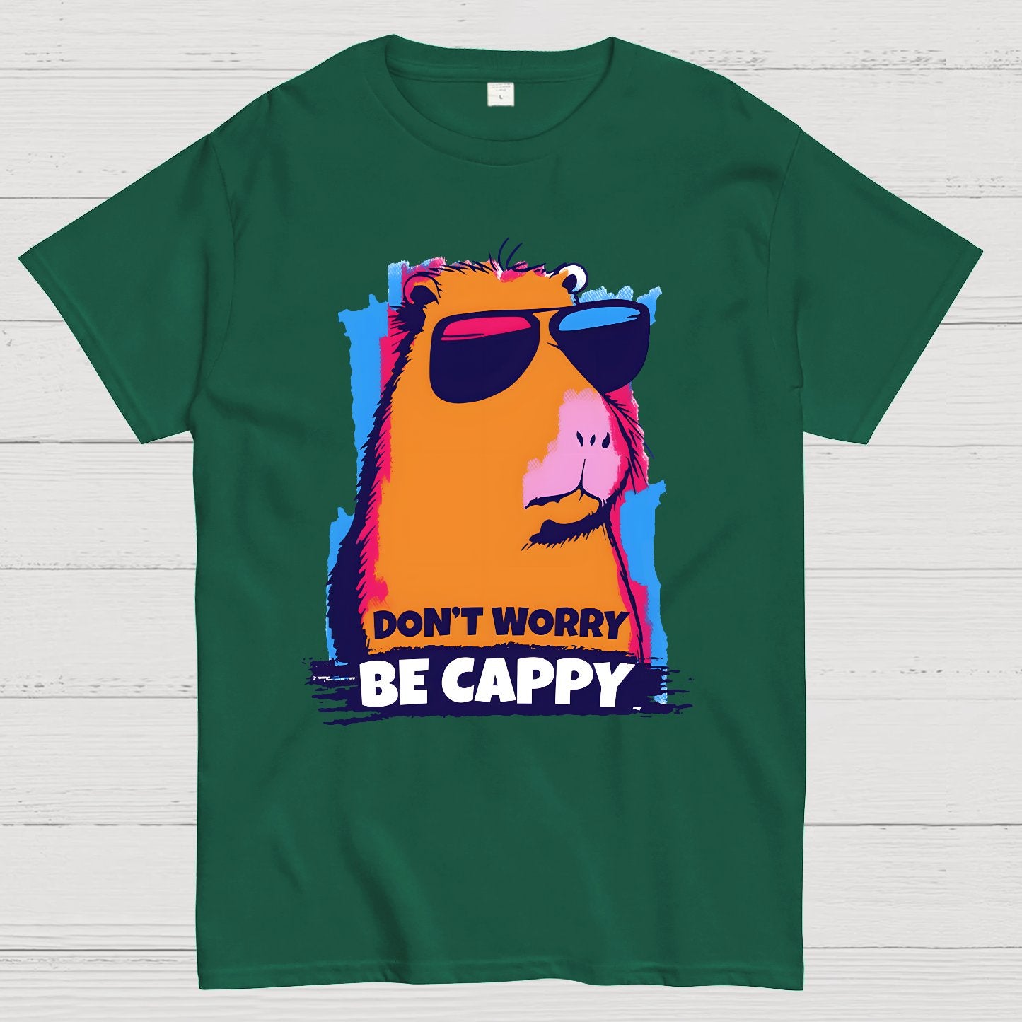 Be Cappy Don't Worry Geek T-Shirt