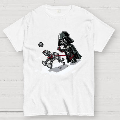 Even the strongest villain needs to walk his dog. Geek T-Shirt