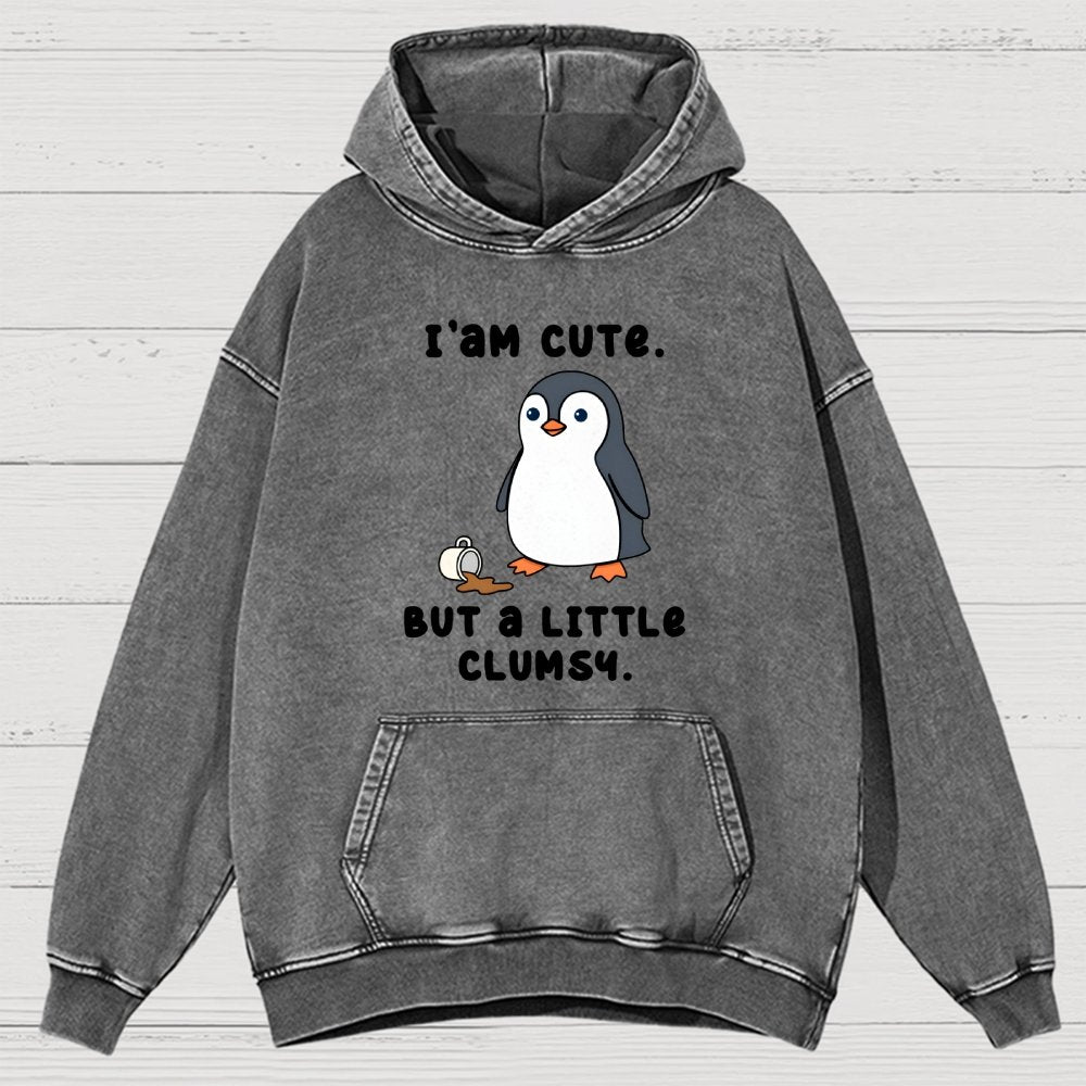 Little Clumsy Vintage Distressed Hoodie