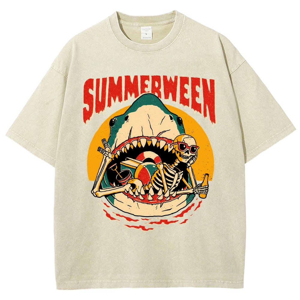 Summerween Vintage Distressed T-shirt