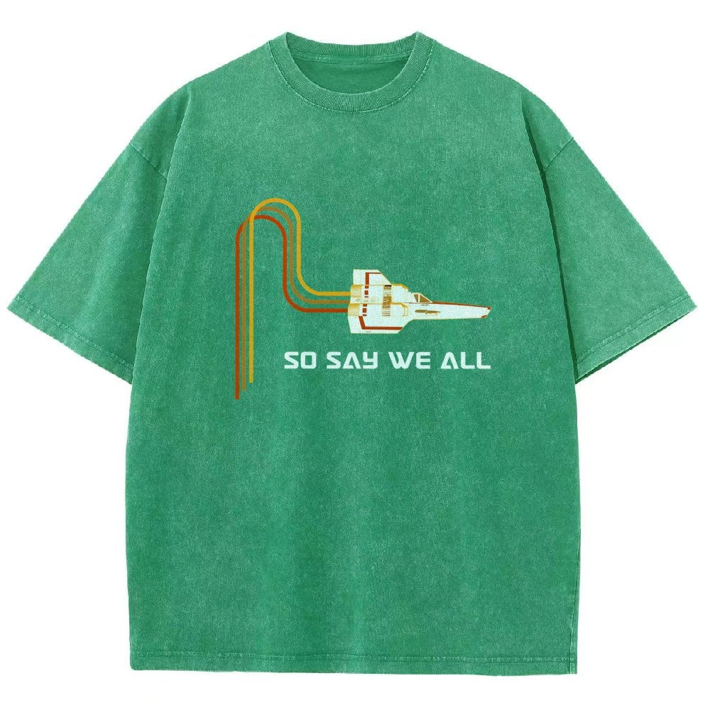 So Say We All Vintage Distressed T-shirt