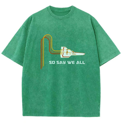 So Say We All Vintage Distressed T-shirt