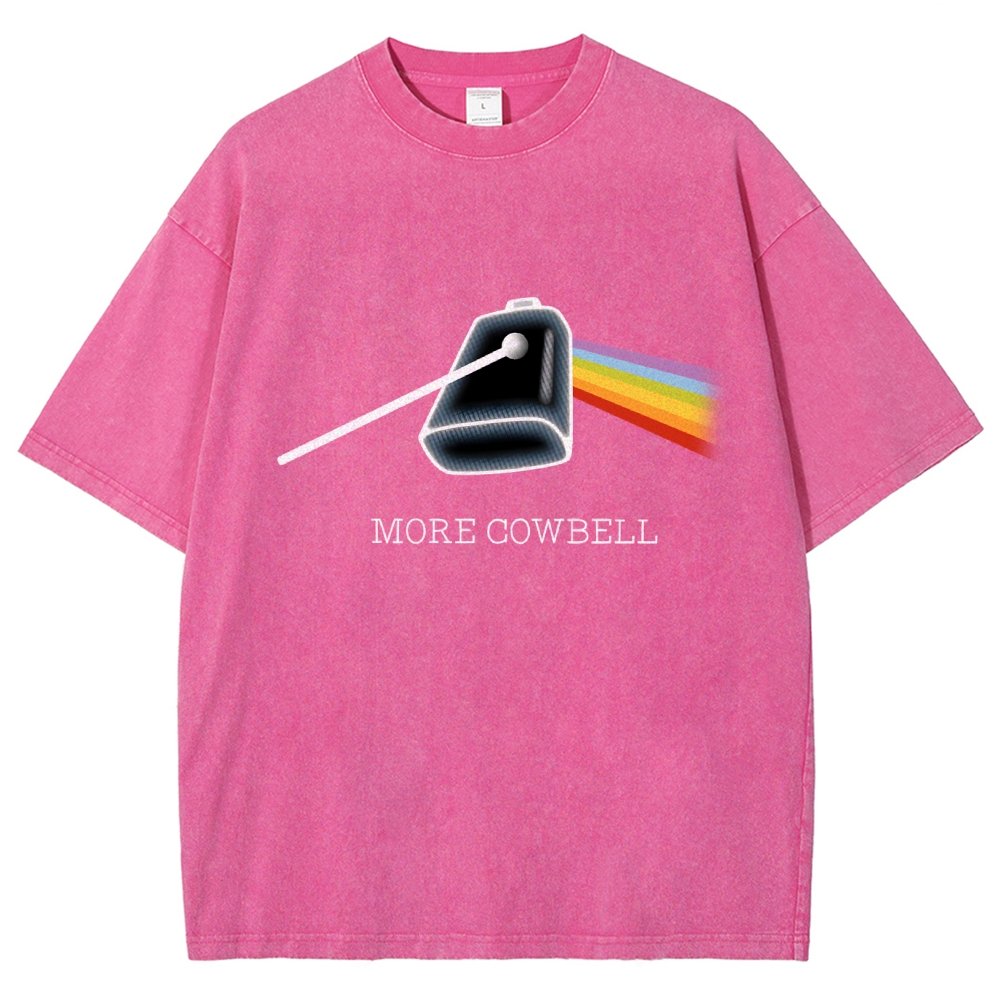 More Cowbell Vintage Distressed T-shirt